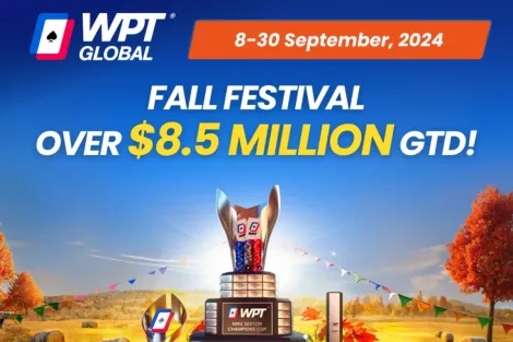 WPT Global lança Mystery Bounty e terá Festival de Outono com US$ 8,5M