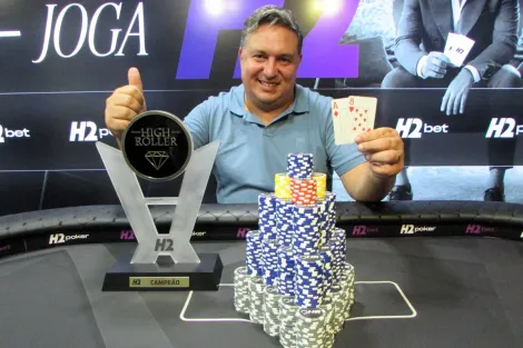 Hermógenes Gelonezi fatura o High Roller 100K do H2 Club São Paulo