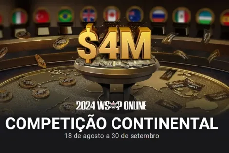 Brasil é 3º no "quadro de medalhas" da WSOP Online, que distribuirá US$ 4 milhões