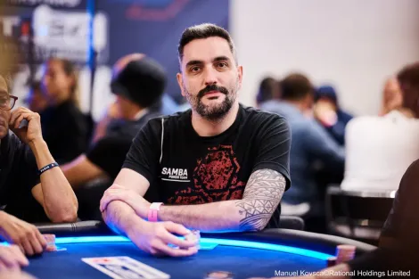 Claudio Gordon lidera brasileiros no Dia 1A do Main Event do EPT Barcelona