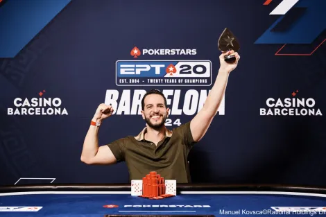 Murilo Milhomem fatura €332.658 com título do Mystery Bounty do EPT Barcelona