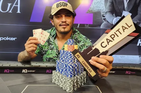 Gil Silva é campeão do Capital Poker Fest 30K do H2 Club São Paulo