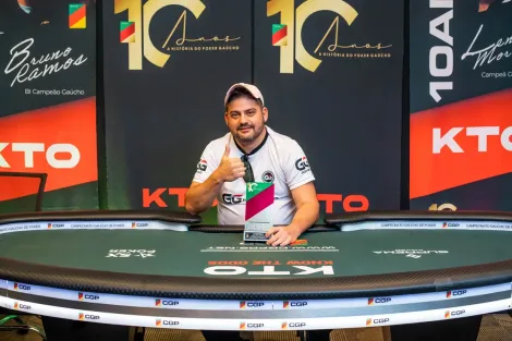 Gustavo Tatith fatura o PLO Turbo KO do CGP Capital em mão final maluca