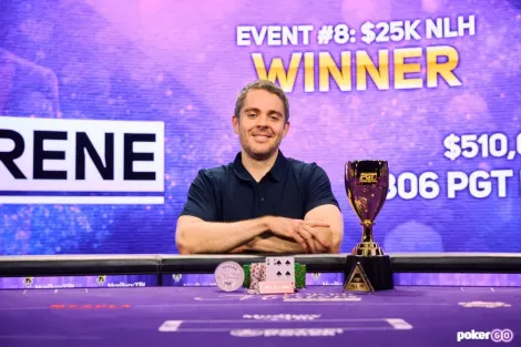 Ben Tollerene é campeão do US$ 25K do Poker Masters e leva US$ 510 mil