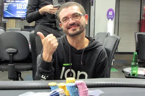 Claudemir Jorge assume a ponta do 300K Main Event da Live-On do H2 Club São Paulo