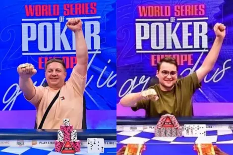 Przemyslaw Szymanski e Volodymyr Kokoulin são os primeiros campeões na WSOP Europa