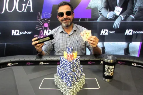 Rodrigo Bueno vence o 200K Super High Roller da Live-On