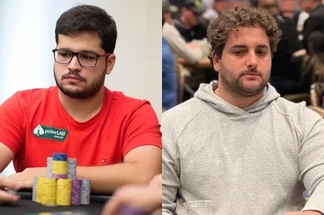 Davi Cola e João Simão estão na mesa final do Main Event-High do WCOOP