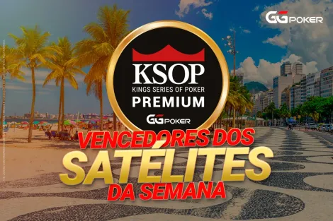 Satélites do KSOP GGPoker Premium revelam novos donos de vagas e pacotes; confira