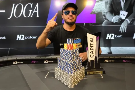 Josué Frigieri crava o Capital Poker Fest 30K do H2 Club São Paulo