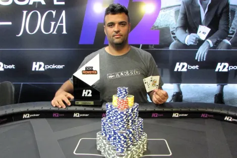 Daniel Aaron é campeão do 30K Monster do H2 Club São Paulo