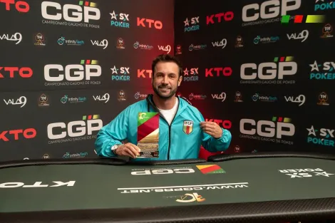 Thiago Nascimento crava High Roller PKO e alcança dois títulos em dois dias no CGP Gramado