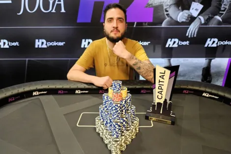 Cainan Almeida ganha o Capital Poker Fest 30K do H2 Club São Paulo