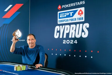 Mário Bonanata supera Aleks Ponakovs e vence €10.200 Mystery Bounty do EPT Chipre