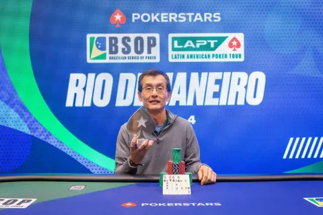 Ricardo Nakamura bate Kadu Campion e leva Dealer's Choice NLH/PLO do LAPT Rio