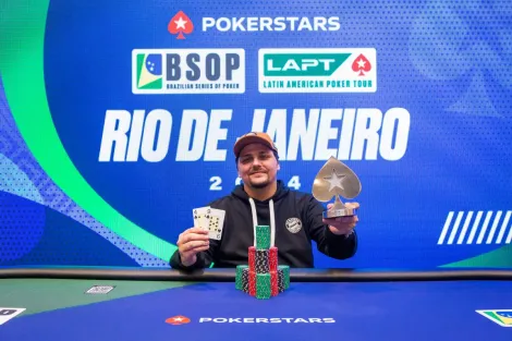 Eduardo Kalil fatura Win The Button do LAPT Rio em primeiro título no circuito