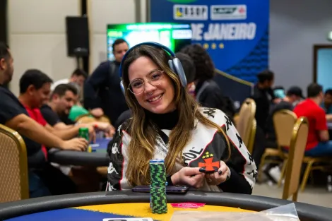 Juliana Vidal lidera 29 classificados ao Dia 3 do Main Event do LAPT Rio