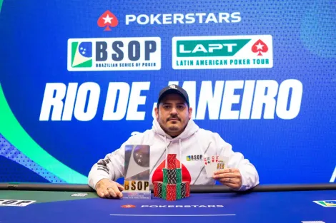 Rodrigo Jim conquista Super 500 PLO do BSOP Rio em primeiro título live