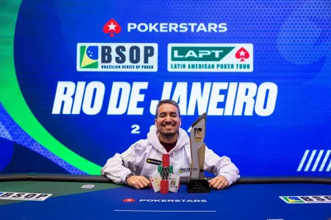 Hugo Marcelo bate Rafael Moraes e leva 1-Day High Roller PKO do BSOP Rio