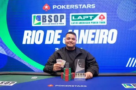 Pablo Menezes supera Anthony Barranqueiros e leva Mixed Big Bet do BSOP Rio