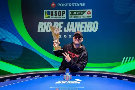 Juan Barattini vira heads-up contra Paulo Joanello e conquista High Roller do LAPT Rio