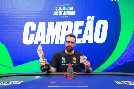 Daniel Almeida faz história e conquista seu primeiro high roller de BSOP no Rio