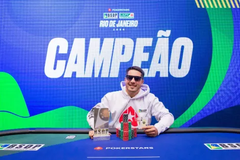 Agustin Naranja crava Progressive KO do BSOP Rio após duelo com Bruna Unzueta