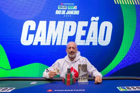 Micha Balazs conquista o título do do Super 500 do BSOP Rio: "Um sonho!"