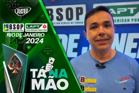 Tá na Mão: José Carlos Barbosa explica hero call no BSOP/LAPT Rio