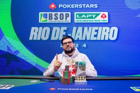 Bruno Nunes fatura o 6-handed do BSOP Rio: “Em casa é especial”