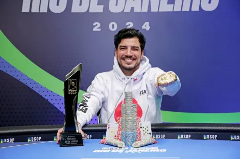 Marcelo Medeiros vence Main Event do BSOP Rio e conquista bicampeonato