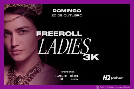 H2 terá freeroll exclusivo para mulheres com R$ 3 mil garantidos neste domingo