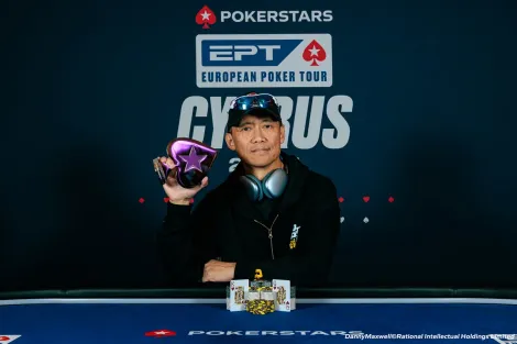 Guo Liang Wei bate Boris Kolev e vence Mystery Bounty do EPT Chipre