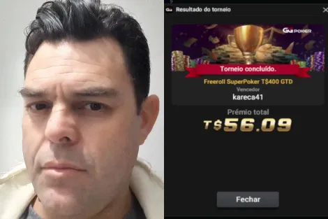 Sanderson de Godoy crava Freeroll SuperPoker no GGPoker em pódio dominado pelo chat