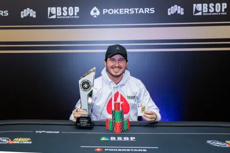 Dennys Ramos bate Paulo Pinto e leva 1-Day High Roller PKO do BSOP Millions