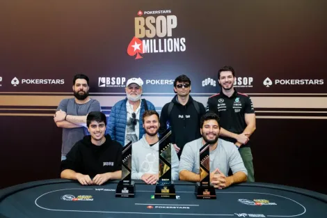 Pedro Neves lidera FT de craques no The 6-Max Challenge do BSOP Millions