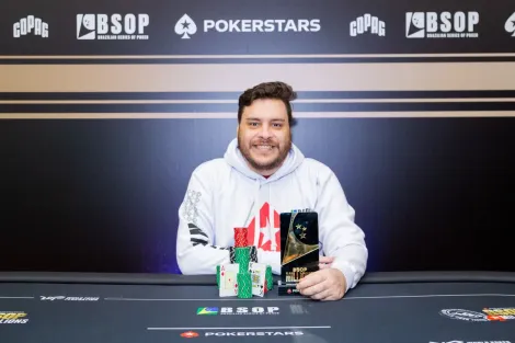 Thiago Baptista é campeão do Mini Main Event e leva bolada no BSOP Millions