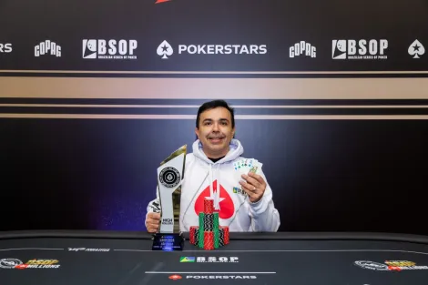 José Carlos Barbosa crava PLO 5 1-Day High Roller PKO do BSOP Millions