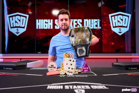 Jared Bleznick "varre" Patrik Antonius e é campeão do High Stakes Duel 5