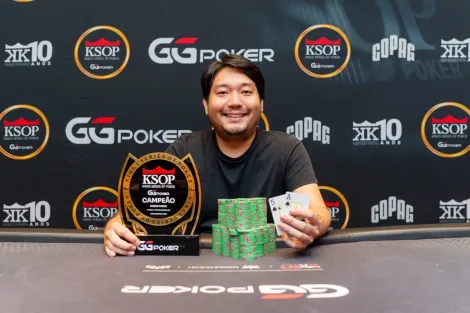 Luís Kamei fatura principal título do primeiro dia de KSOP GGPoker Rio