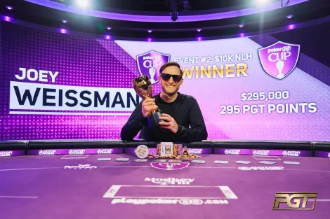 Em reedição de heads-up, Joey Weissman vence Evento #2 da PokerGO Cup