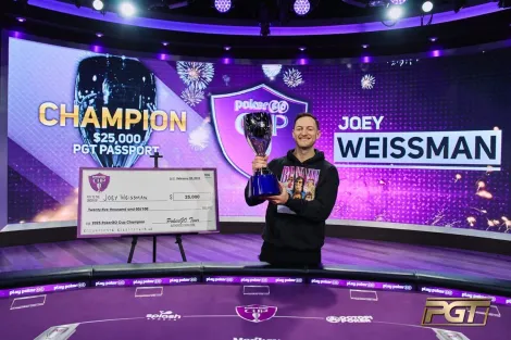 Joey Weissman é campeão da PokerGO Cup após quatro HUs em oito torneios