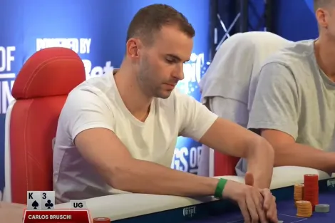 Renan Bruschi alcança quarto lugar no High Roller do Kings of Tallinn, na Estônia