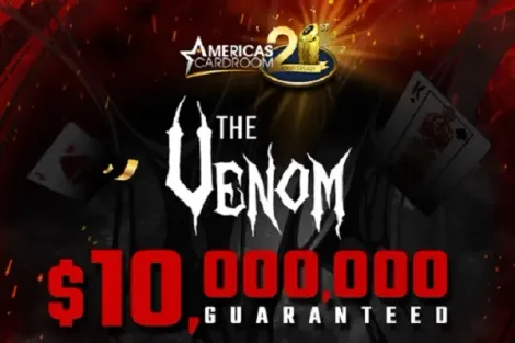 Americas Cardroom realizará The Venom de Aniversário com US$ 10 milhões GTD em julho