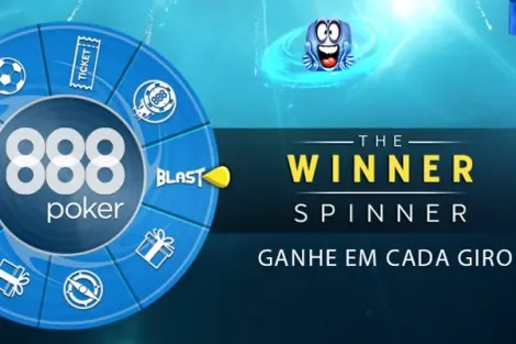 Winner Spinner distribui prêmios diários para jogadores no 888poker; conheça