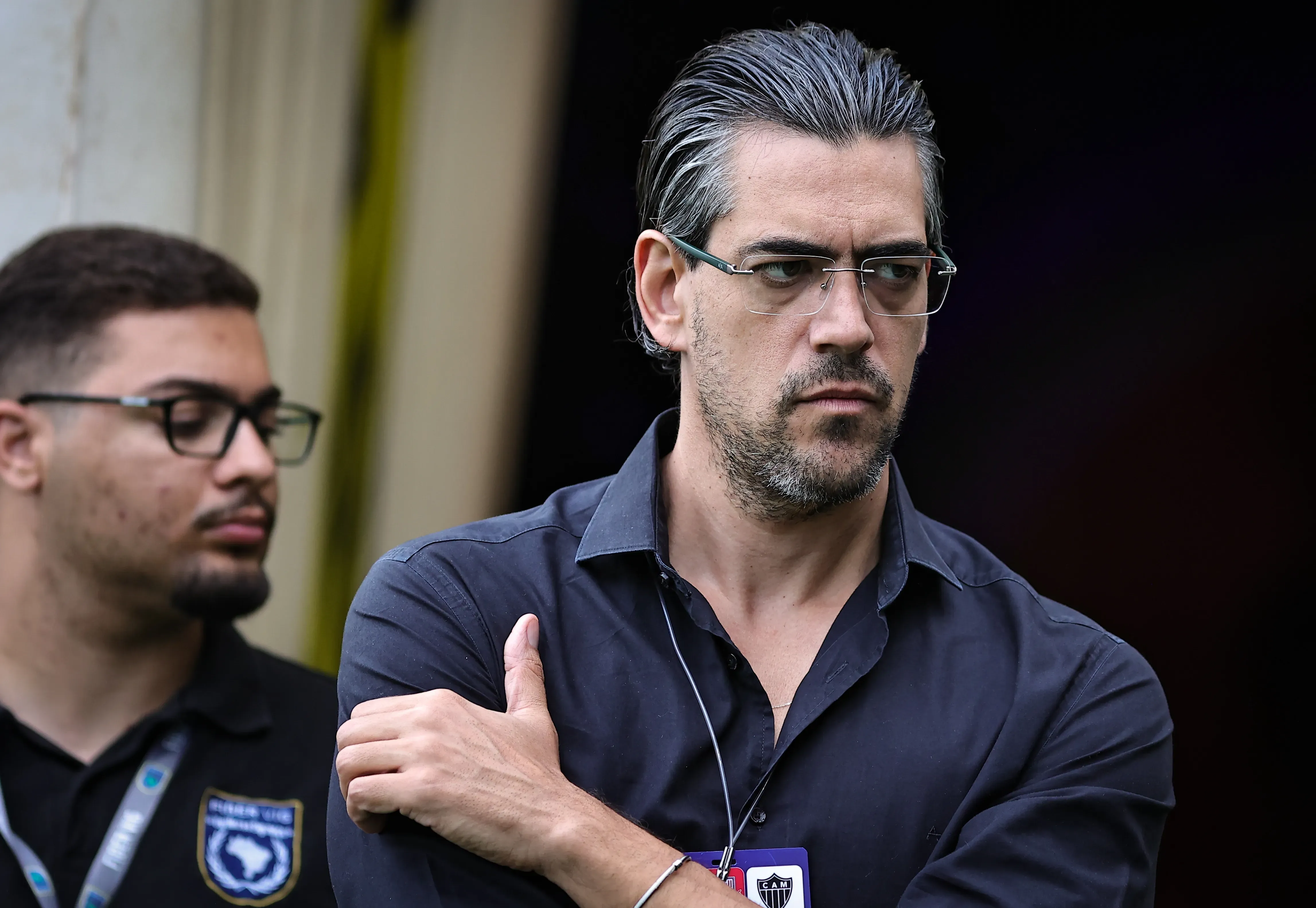 Paulo Bracks CSO do Futebol do Atletico-MG antes da partida contra o Bragantino no estadio Cicero De Souza Marques pelo campeonato Brasileiro A 2025. Foto: Fabio Giannelli/AGIF