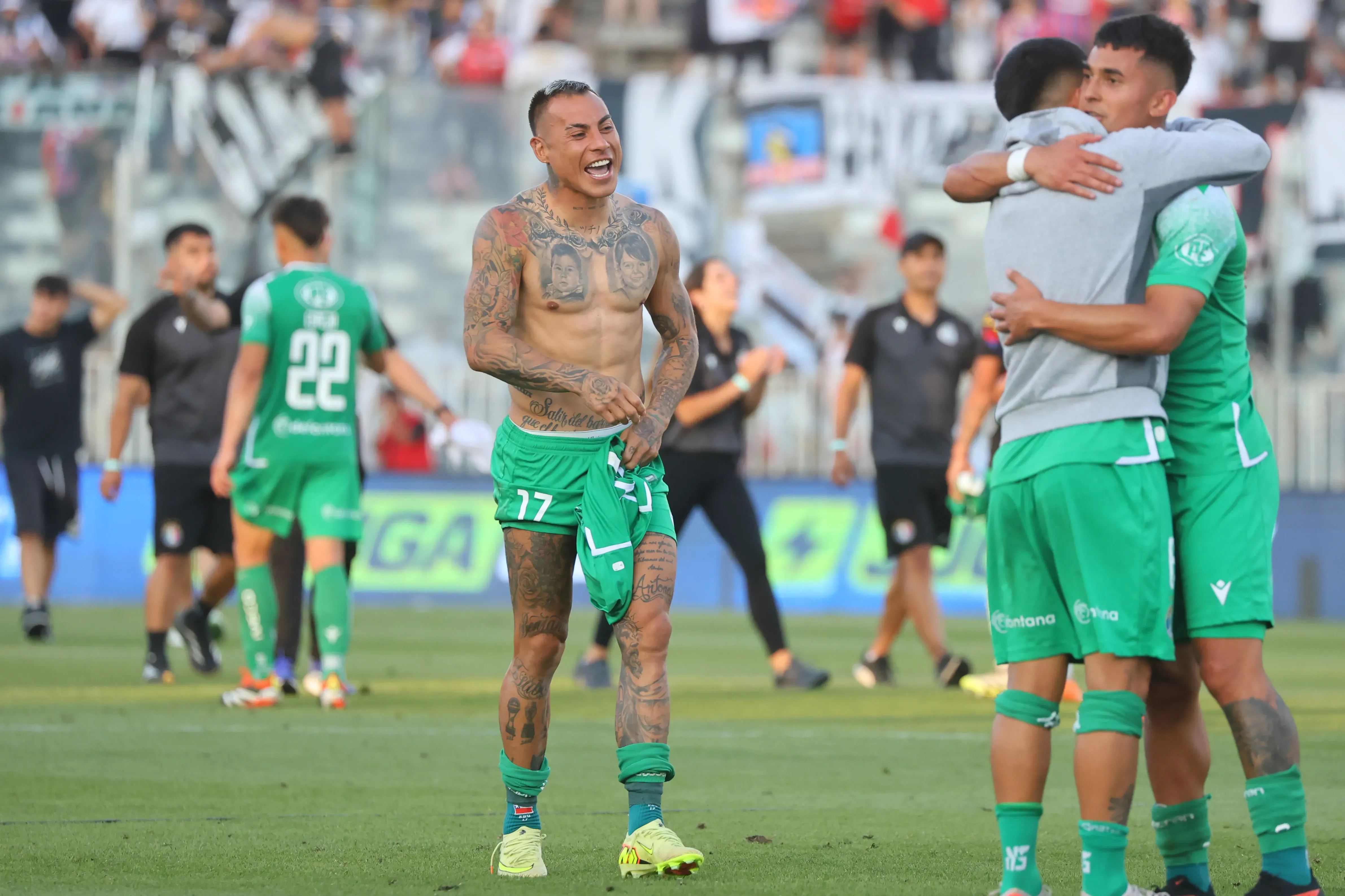 Eduardo Vargas cerró la temporada triunfando en el Monumental. Foto: Jonnathan Oyarzun/Photosport