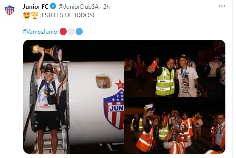 Publicación de @JuniorClubSA