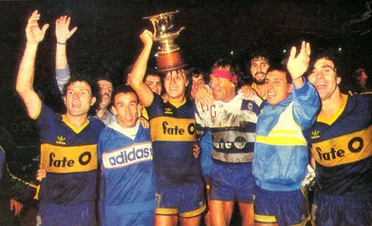 Boca campeón de verano en 1988.  Foto Archivo.