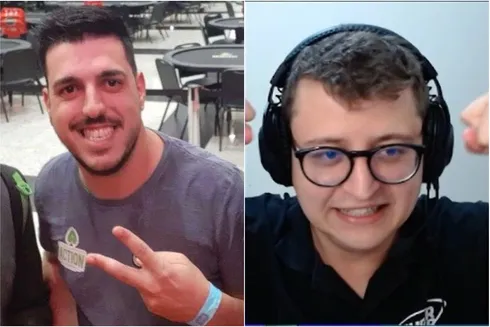 Renan Fernandes ganhou, e Alan Ferreira comemorou ao vivo na Twitch
